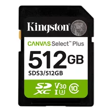  KINGSTON 512GB SDXC Canvas Select Plus Gen3 150MB 833473 SDS3/512GB на топ цена - PIC.bg