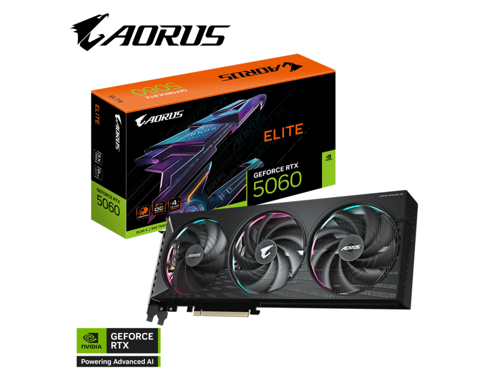 Видеокарта GB RTX5060 AORUS E-8GD 7
