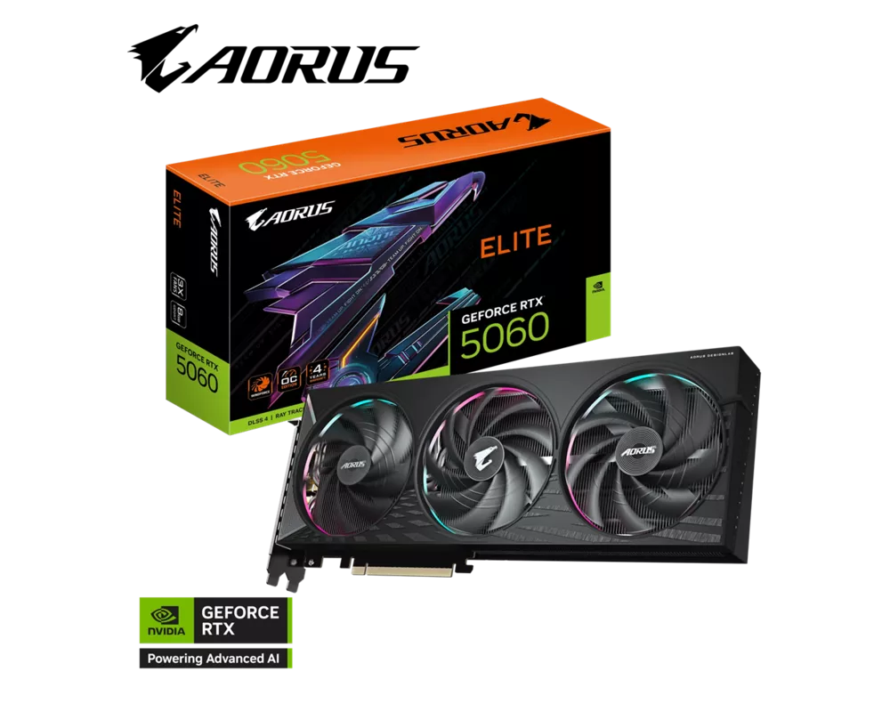 Видеокарта GB RTX5060 AORUS E-8GD 7