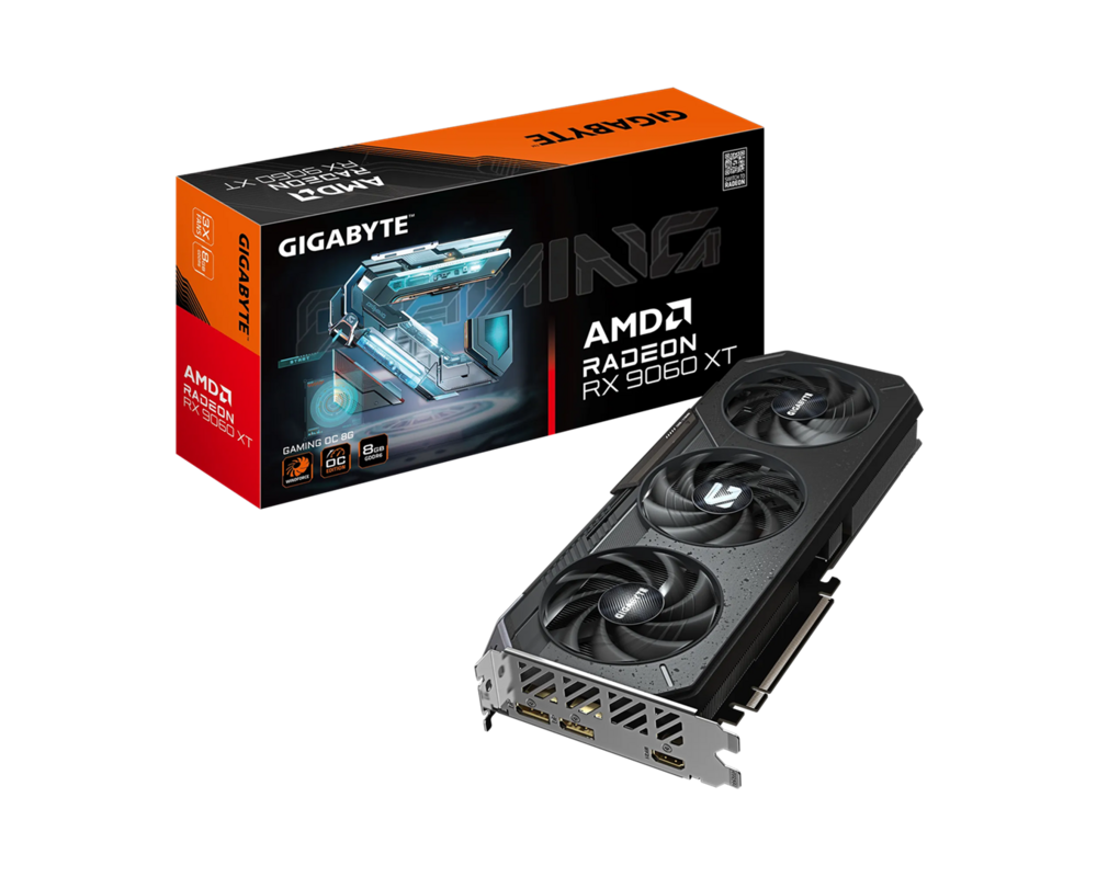Видеокарта GB RADEON RX9060XTGAMING OC-8G 7