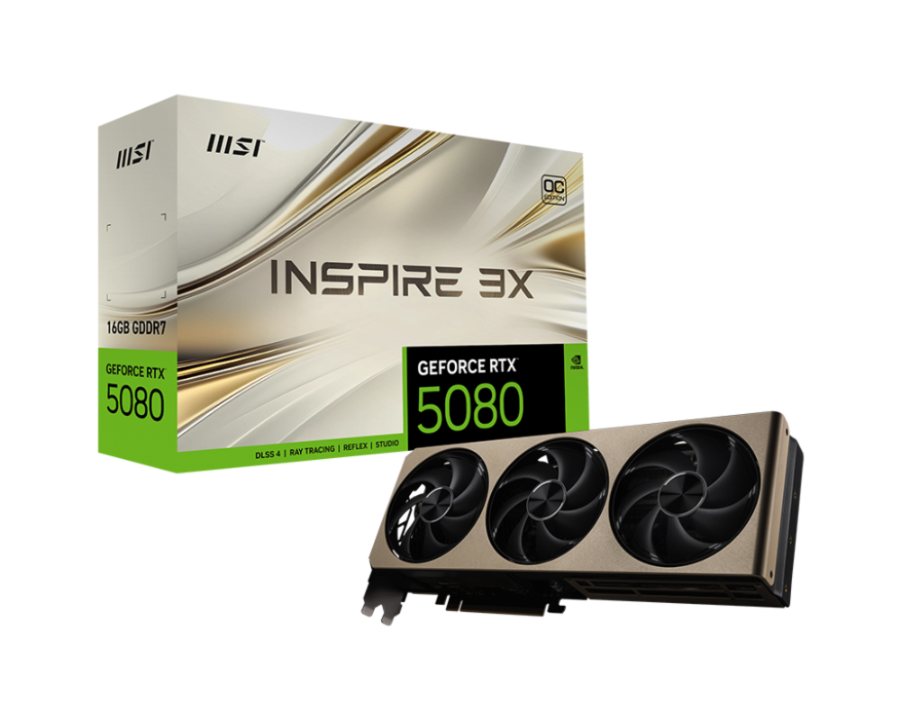 Видеокарта MSI RTX5080 16G INSPIRE 3X OC 5