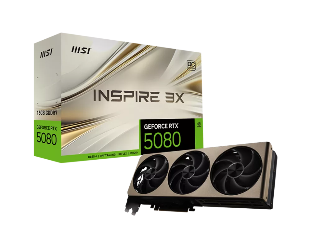 Видеокарта MSI RTX5080 16G INSPIRE 3X OC 6