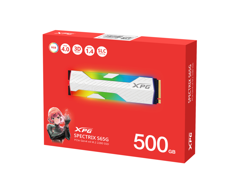 SSD XPG SPECTRIX S65G 500G M2 PCIE 4