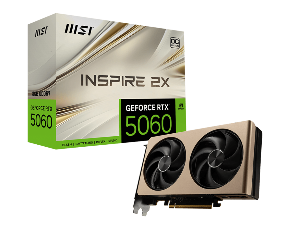 Видеокарта MSI RTX5060 8G INSPIRE 2X OC 5