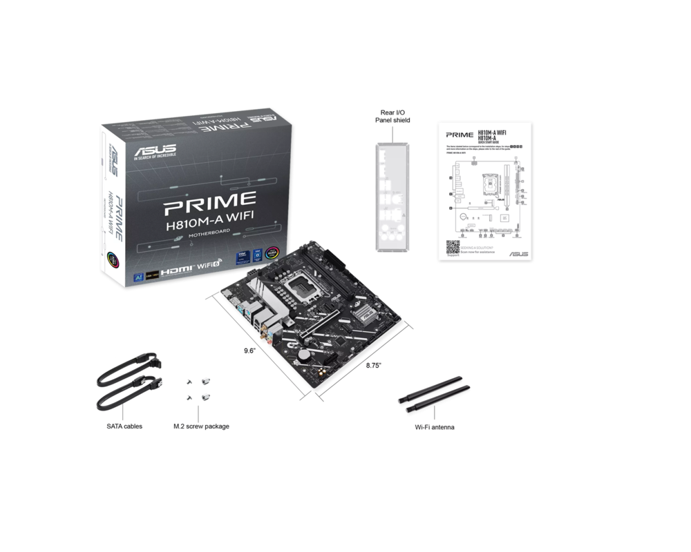 Дънна платка ASUS PRIME H810M-A WIFI 5