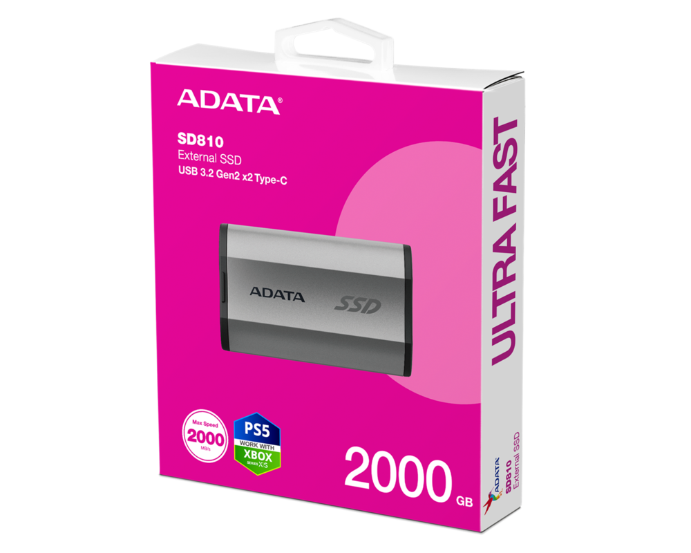 SSD ADATA EXT SD810 2TB USB-C 5
