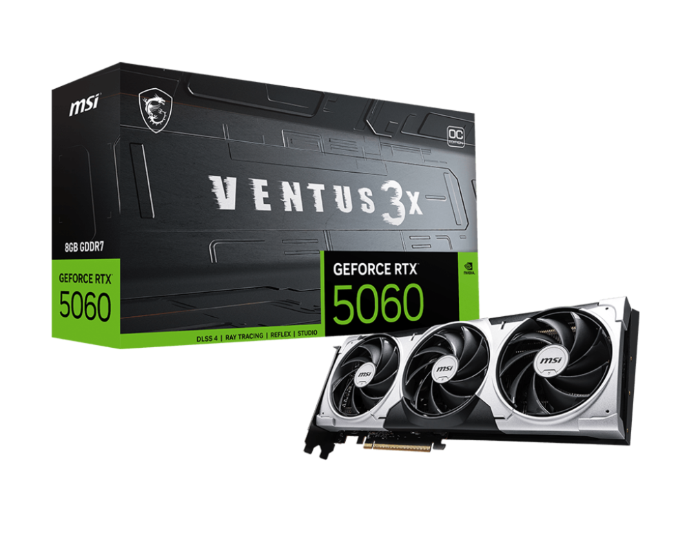 Видеокарта MSI GeForce RTX 5060 8GB VENTUS 3X OC 5