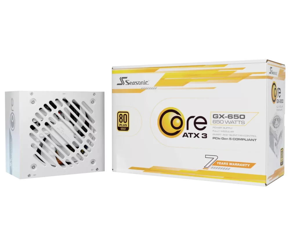 Захранване Seasonic CORE GX-650 WHITE 8