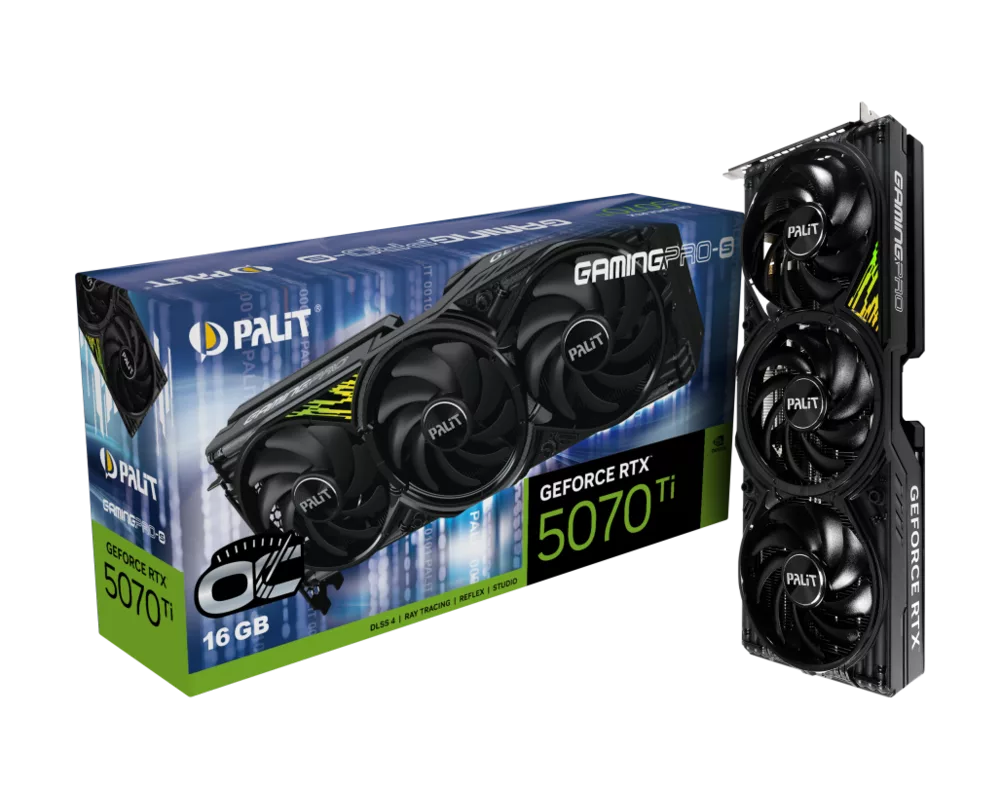 Видеокарта PALIT RTX5070TI GAMPRO-S OC 16 7