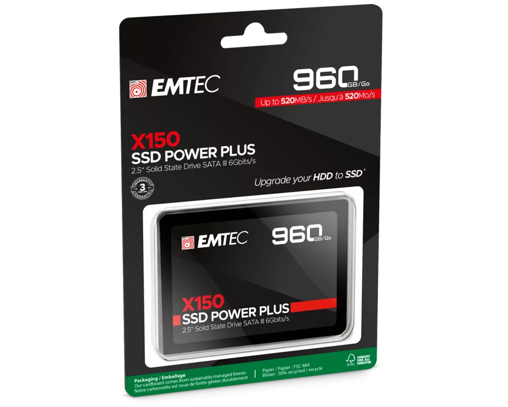 SSD EMTEC SSD X150 960G 2.5INCH 3