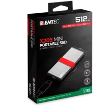  EMTEC EXT SSD X205 512G /USB-C 899064 ECSSD512GX205 на топ цена - PIC.bg