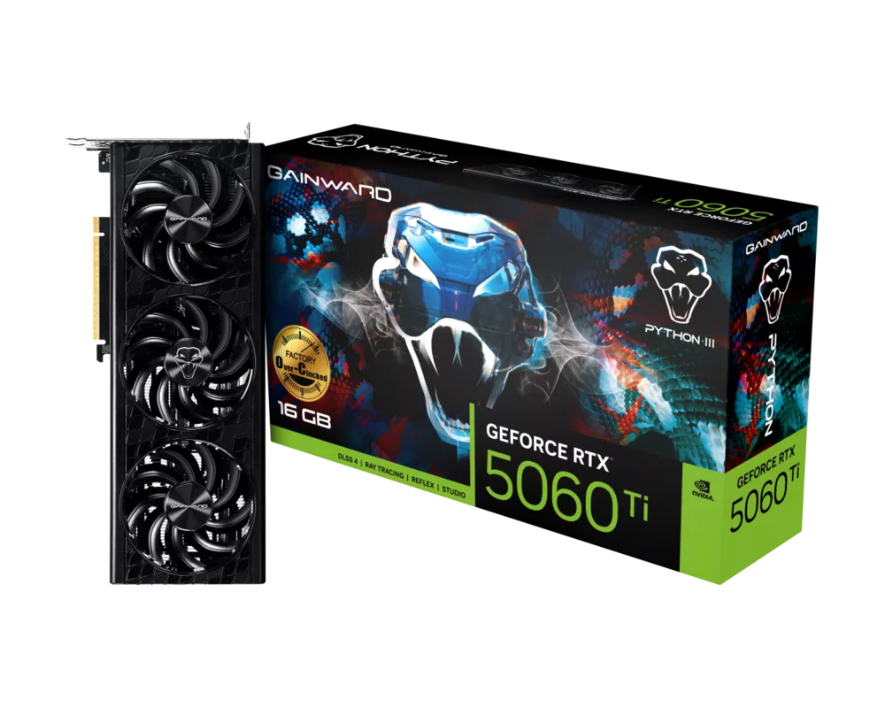 Видеокарта GW RTX5060TI PYTHON III OC 16G 7