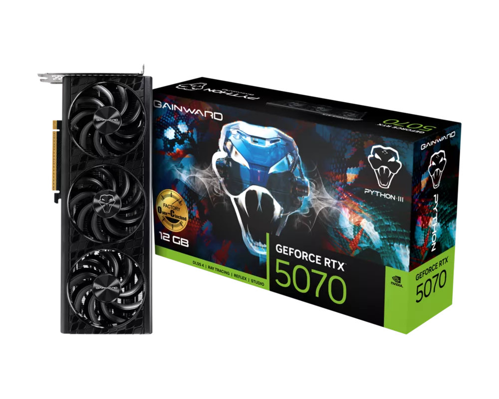 Видеокарта GW RTX5070 PYTHON III OC 12 7