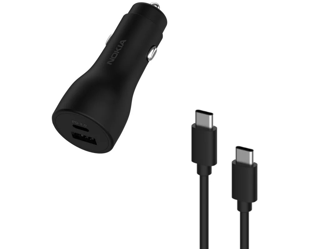 Зарядно NOKIA FAST CAR CHARGER 18W  2