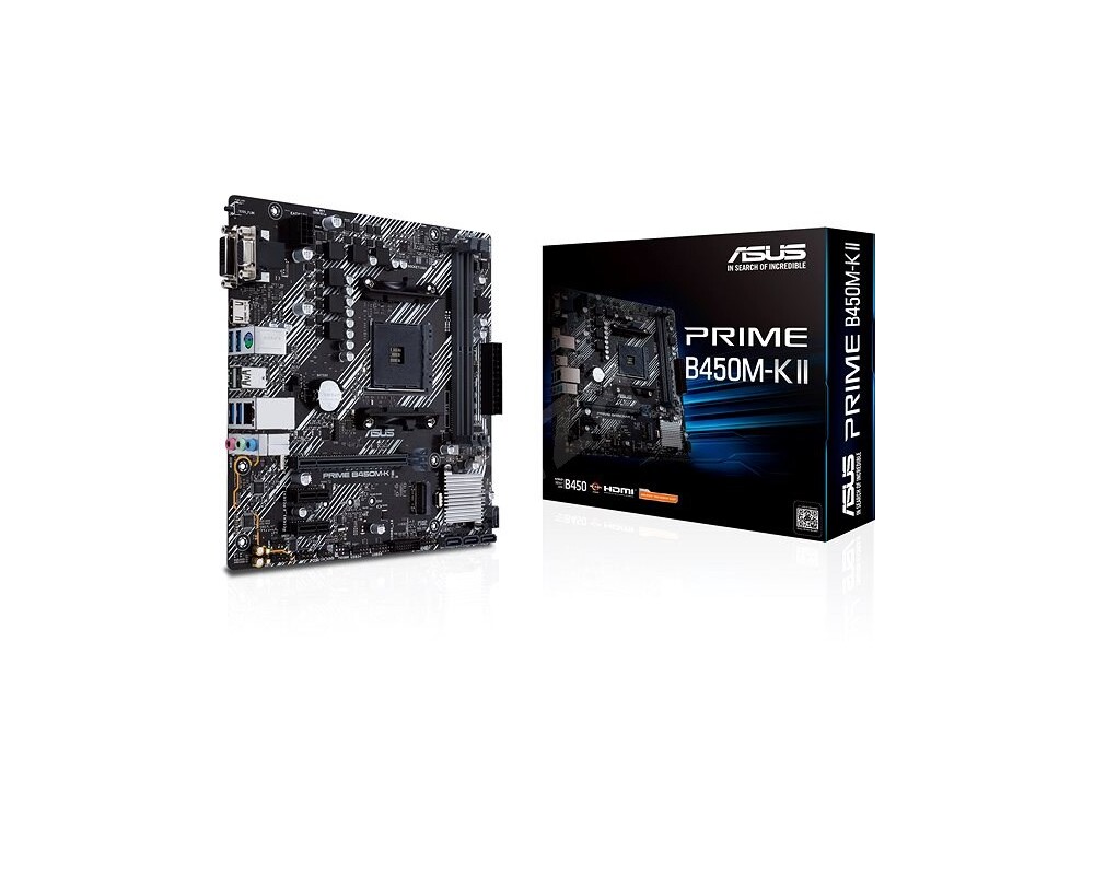 Дънна платка ASUS PRIME B450M-K II Дънна платка ASUS PRIME B450M-K II