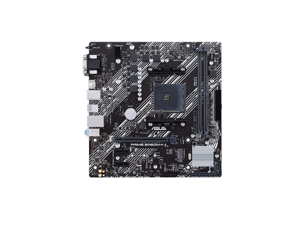 Дънна платка ASUS PRIME B450M-K II 2 Дънна платка ASUS PRIME B450M-K II 2