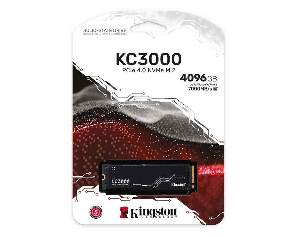 SSD 4TB Kingston KC3000 M.2 2280 PCIe 4.0 SSD 8 SSD 4TB Kingston KC3000 M.2 2280 PCIe 4.0 SSD 8