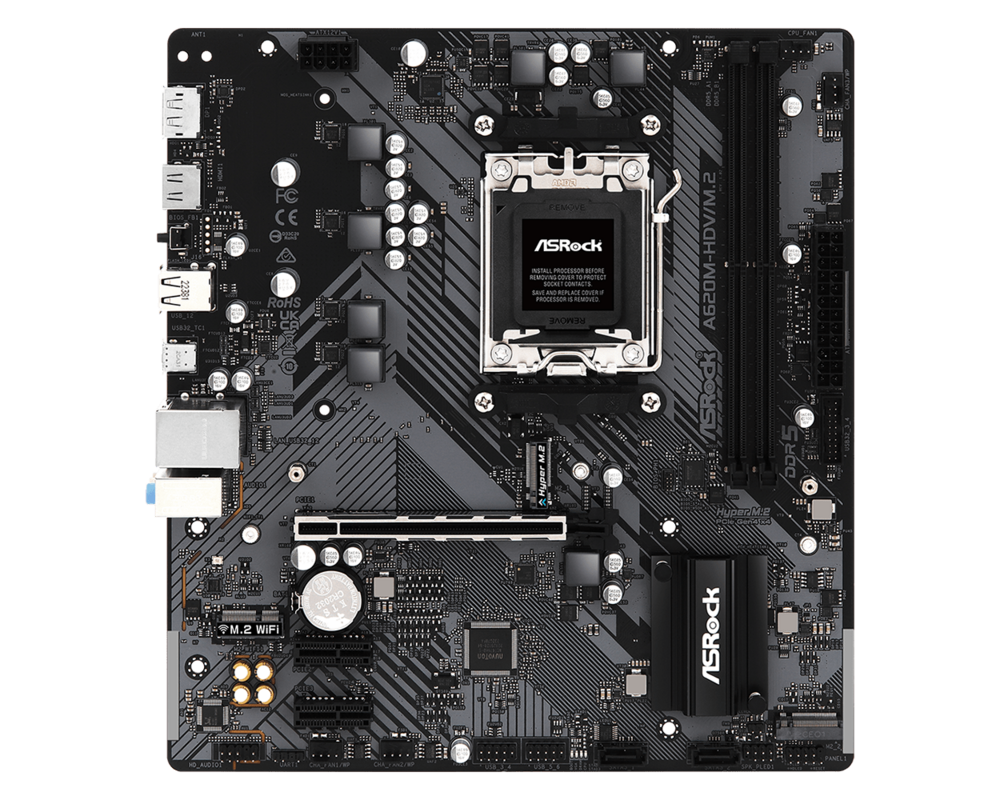 Дънна платка ASROCK A620M-HDV/M.2  /AM5 15 Дънна платка ASROCK A620M-HDV/M.2  /AM5 15