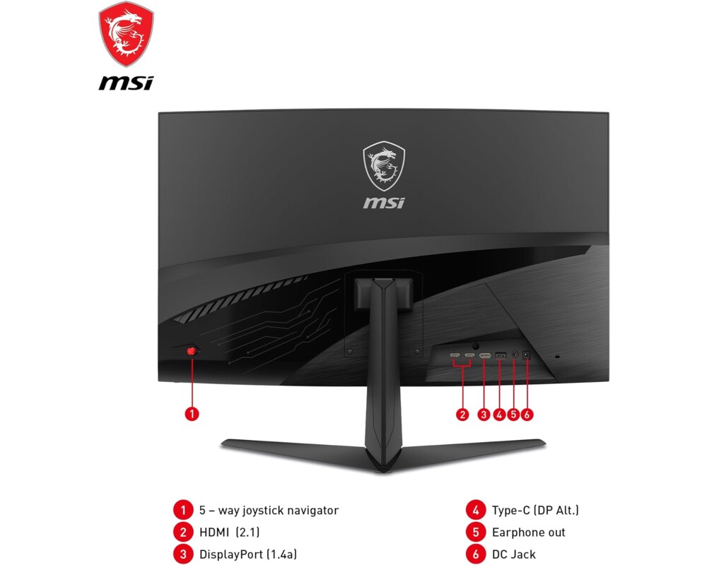 Монитор 31.5" MSI G321CU CURVED 4 Монитор 31.5" MSI G321CU CURVED 4