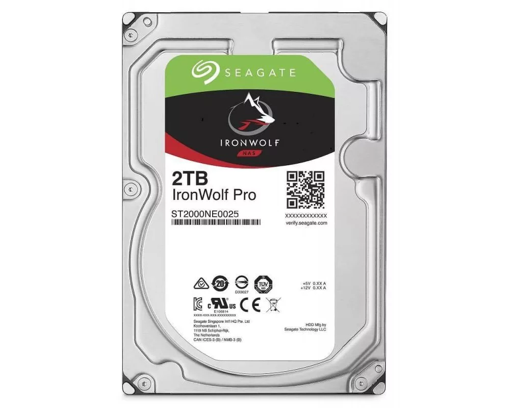 Твърд диск Seagate IronWolf Pro 2TB 3.5" 2