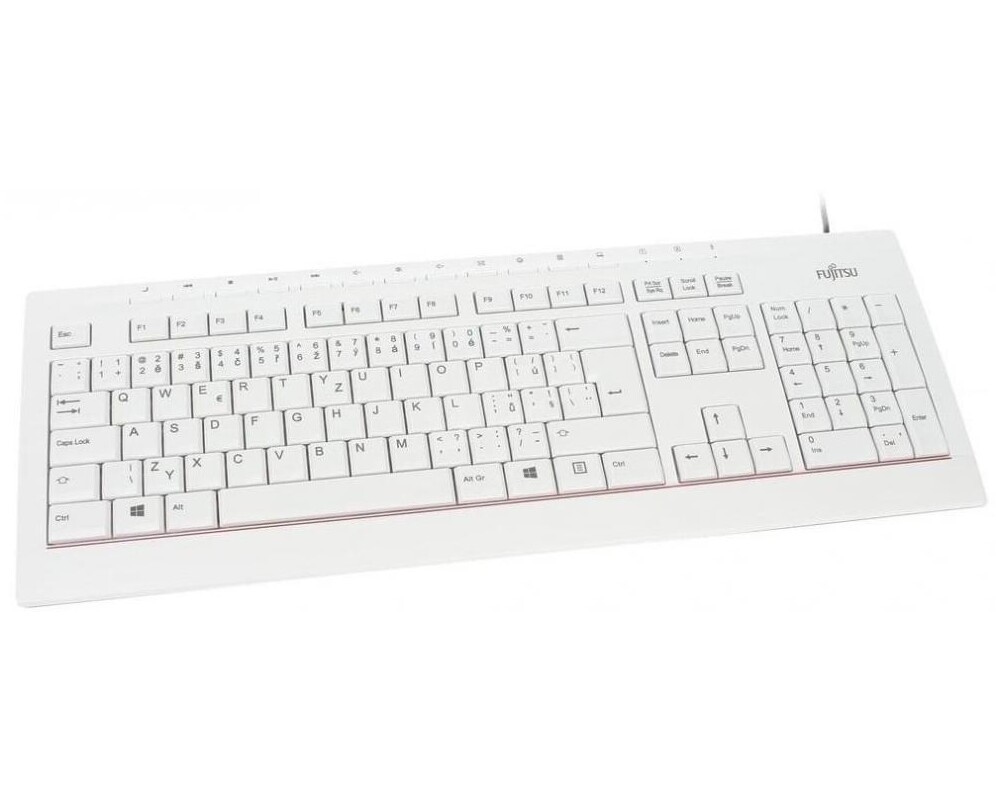 Клавиатура FUJITSU Keyboard KB521 BG KB521 USB USA BG standard keyboard US bulgarisch marble grey 3