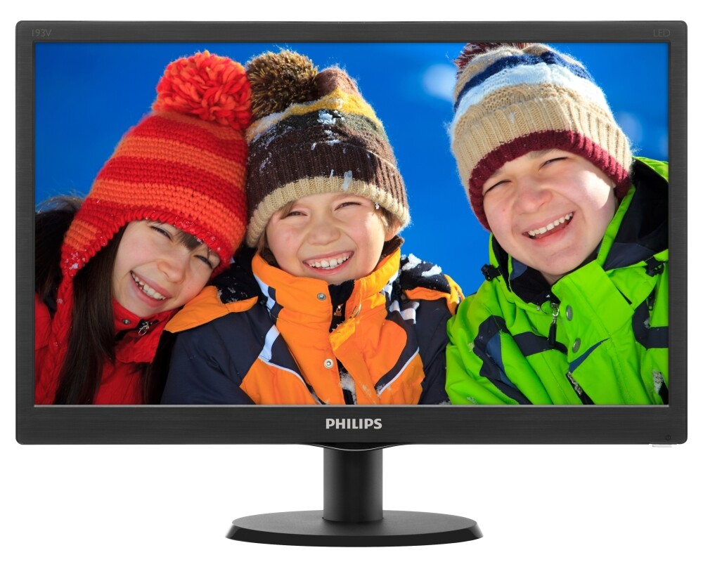 Монитор PHILIPS 193V5LSB2 Monitor LED 19inch 16:9 VGA 1366x768 200cd 3