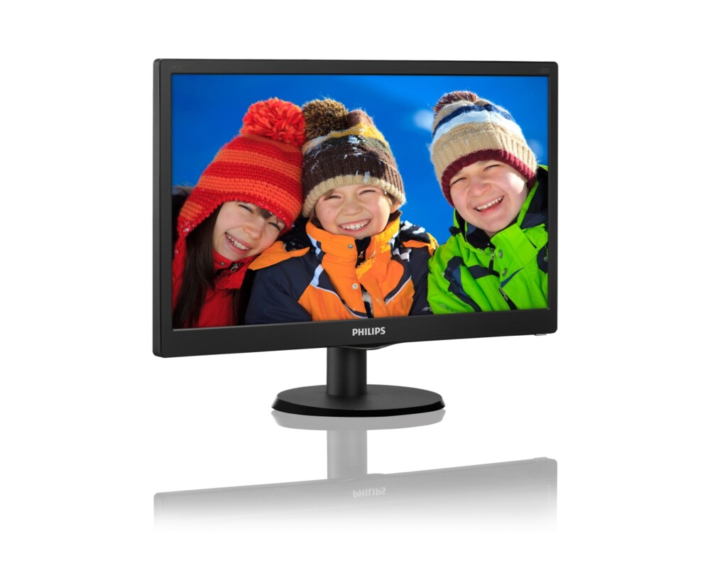 Монитор PHILIPS 193V5LSB2 Monitor LED 19inch 16:9 VGA 1366x768 200cd 4