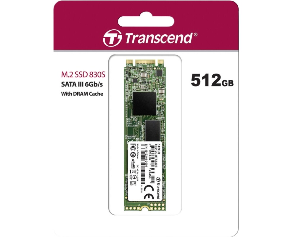 SSD 512GB Transcend 830S M.2 SATA SSD 2