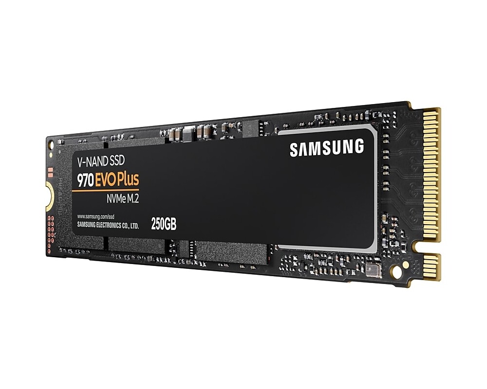 SSD 250GB Samsung 970 EVO Plus M.2 2280 PCIe 3.0 NVMe SSD 3