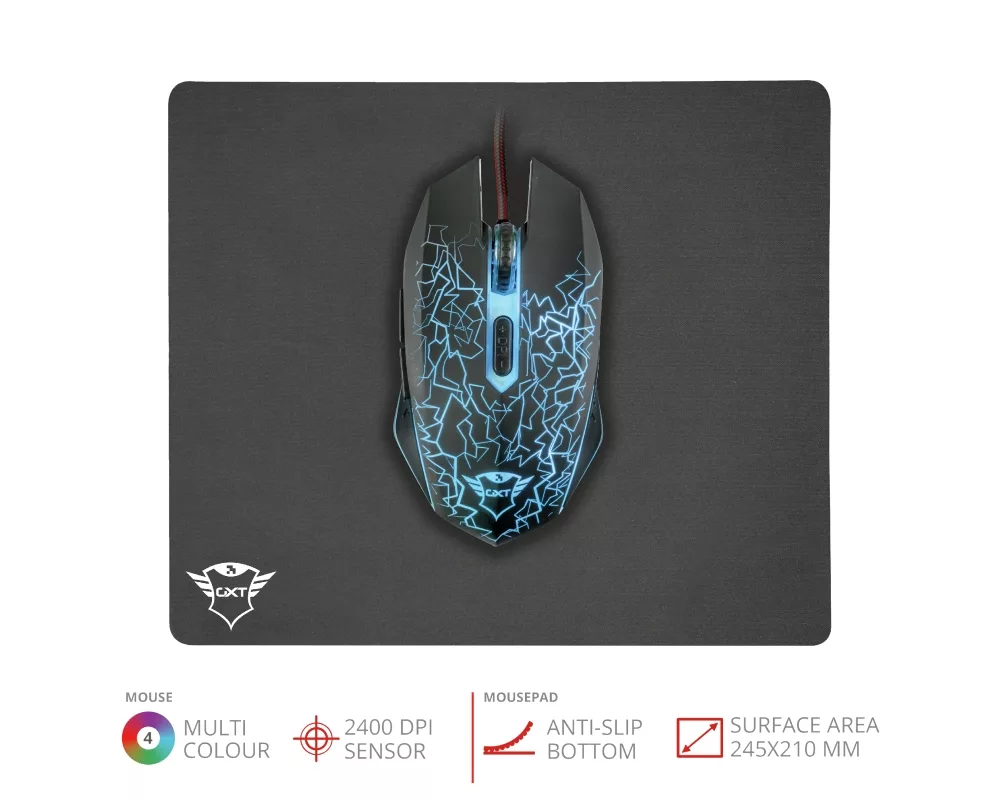 Мишка TRUST GXT 783 Gaming Mouse & Mouse Pad 2
