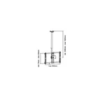 Стойка Sunne Ceiling TV Bracket 2