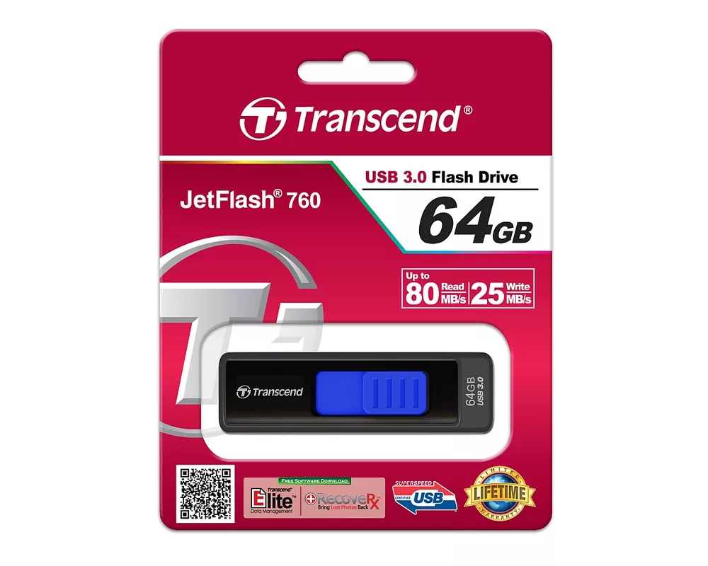 Флаш памет Transcend 64GB JETFLASH 760 4
