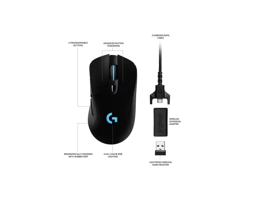Мишка Logitech G703 Lightspeed 3