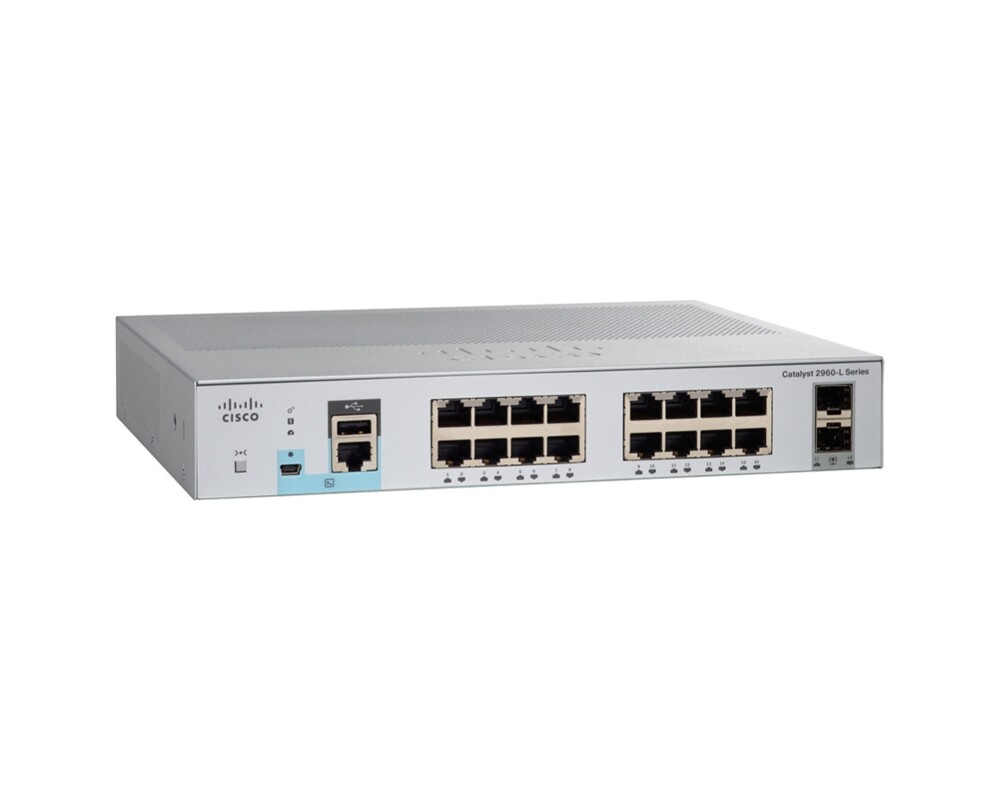 Switch (Комутатор) Cisco Catalyst 2960L Smart Managed 16 port Gig 2