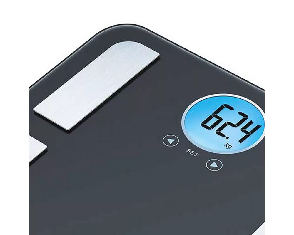 Смарт кантар Beurer BF 195 diagnostic bathroom scale; round LCD display; Weight 3