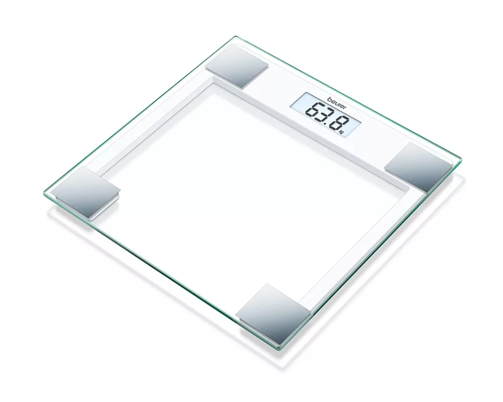 Смарт кантар Beurer GS 14 glass bathroom scale; 150 kg / 100 g 2