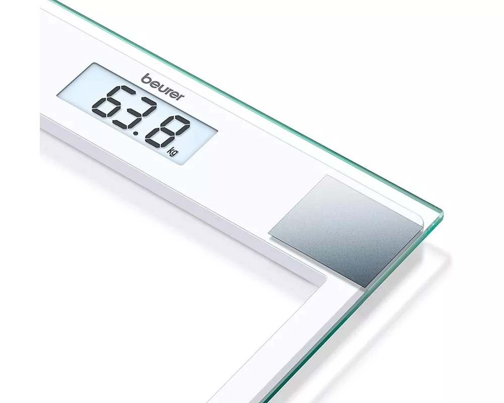 Смарт кантар Beurer GS 14 glass bathroom scale; 150 kg / 100 g 3