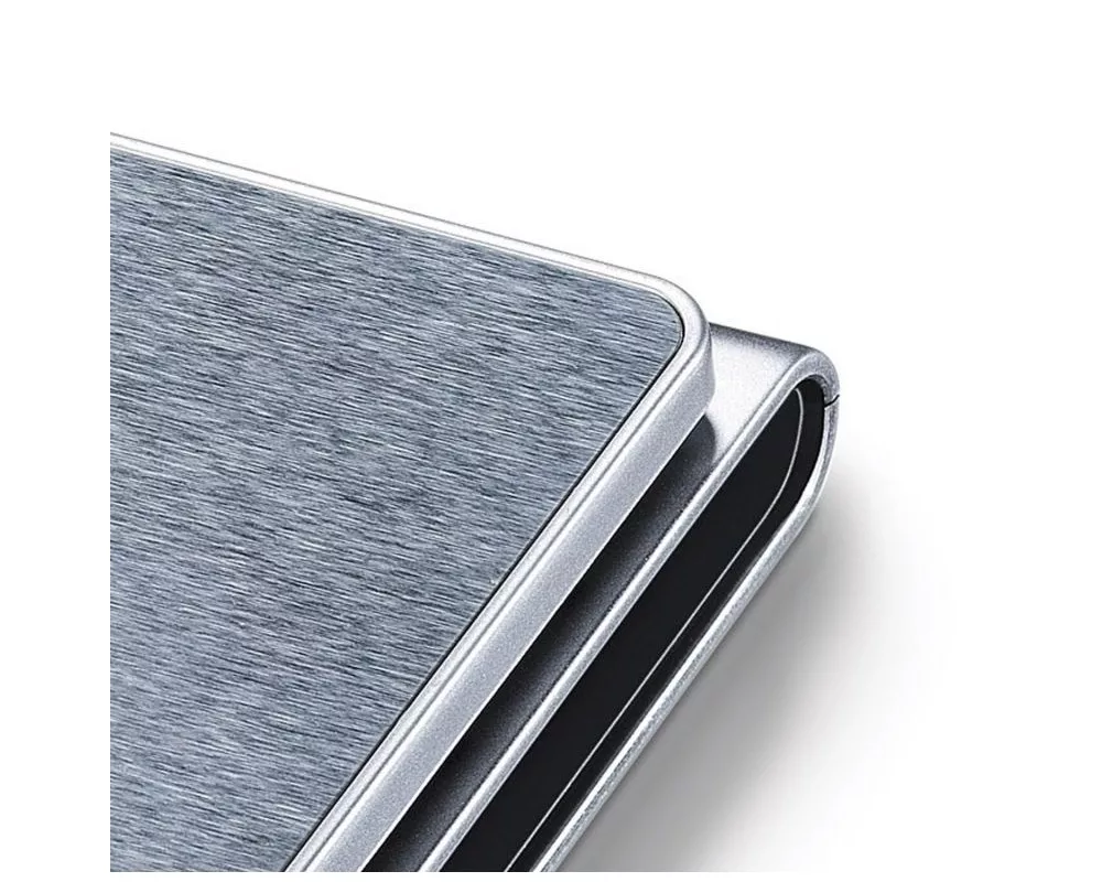 Смарт кантар Beurer KS 22 kitchen scale; Stainless steel weighing surface; 3 kg / 1 g 2