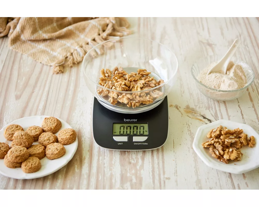 Смарт кантар Beurer KS 25 kitchen scale; Bowl with 1.2 litre capacity;3 kg / 1 g 9
