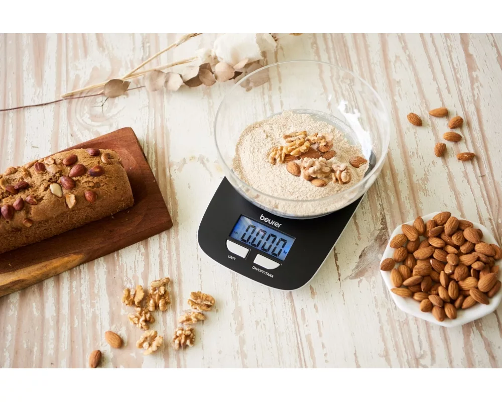 Смарт кантар Beurer KS 25 kitchen scale; Bowl with 1.2 litre capacity;3 kg / 1 g 3
