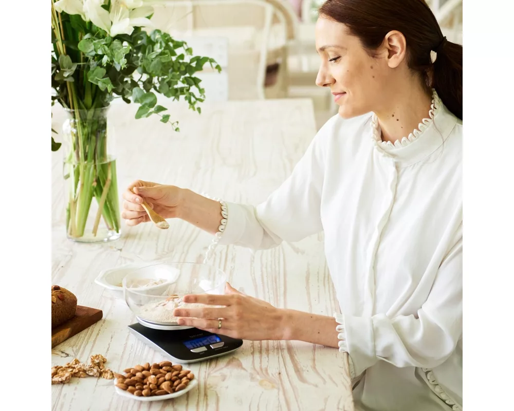 Смарт кантар Beurer KS 25 kitchen scale; Bowl with 1.2 litre capacity;3 kg / 1 g 4