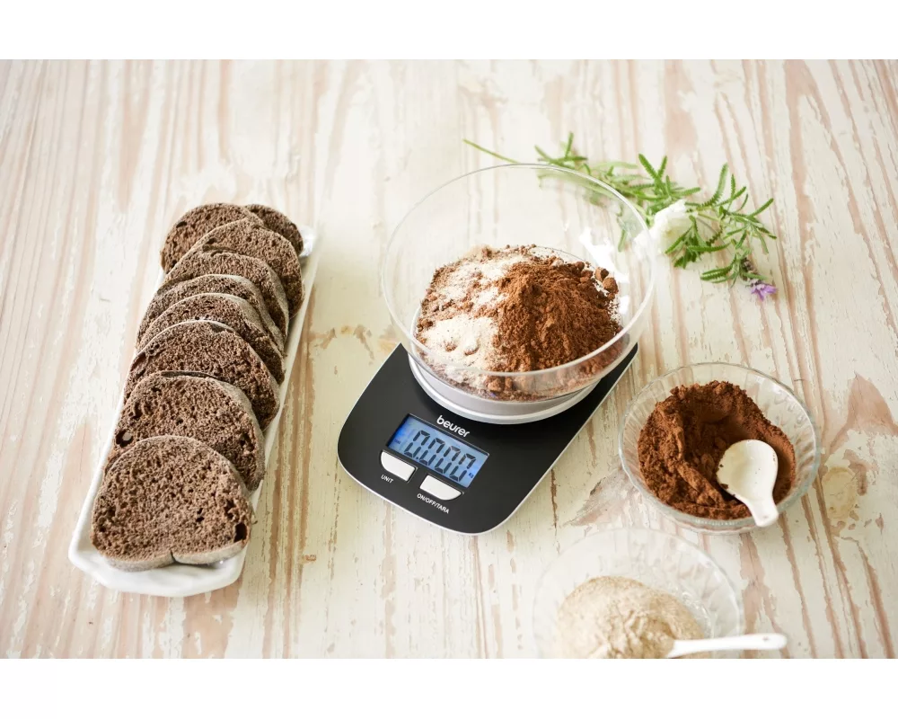 Смарт кантар Beurer KS 25 kitchen scale; Bowl with 1.2 litre capacity;3 kg / 1 g 7