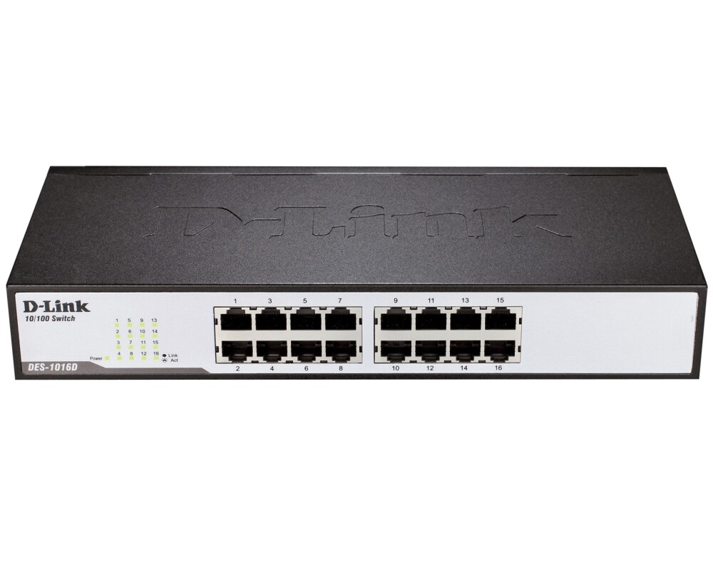 Switch (Комутатор) D-Link DES-1016D/E 16-Port 10/100Mbps Fast Ethernet Unmanaged DES-1016D/E 2