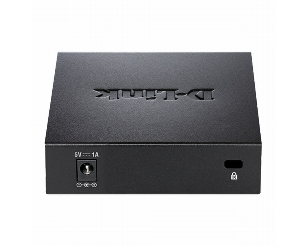 Switch (Комутатор) D-Link DES-105/E 5-Port 10/100 Fast Ethernet Metal Housing Unmanaged DES-105/E 4