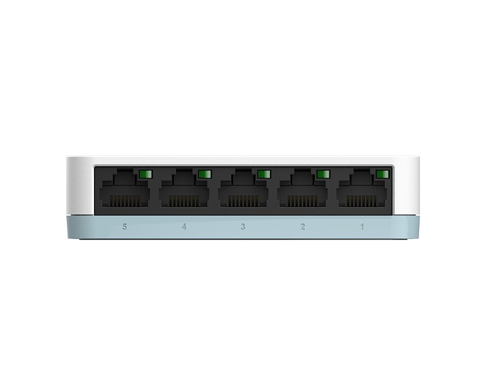 Switch (Комутатор) D-Link DGS-1005D/E 5-port 10/100/1000 Gigabit Desktop DGS-1005D/E 7