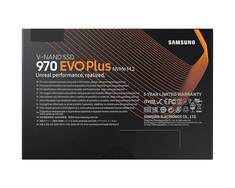 SSD Samsung SSD 970 EVO Plus 2 TB M.2 6