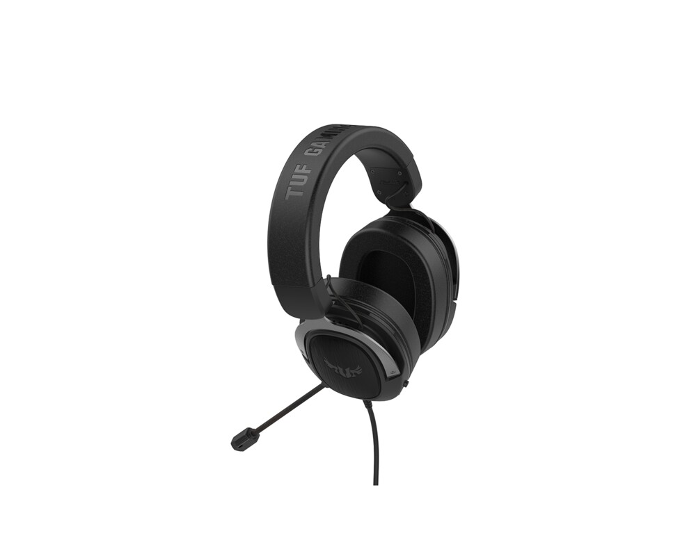 Слушалки Геймърски слушалки ASUS TUF Gaming H3 Gun Metal, 7.1 Virtual Surround Sound 16