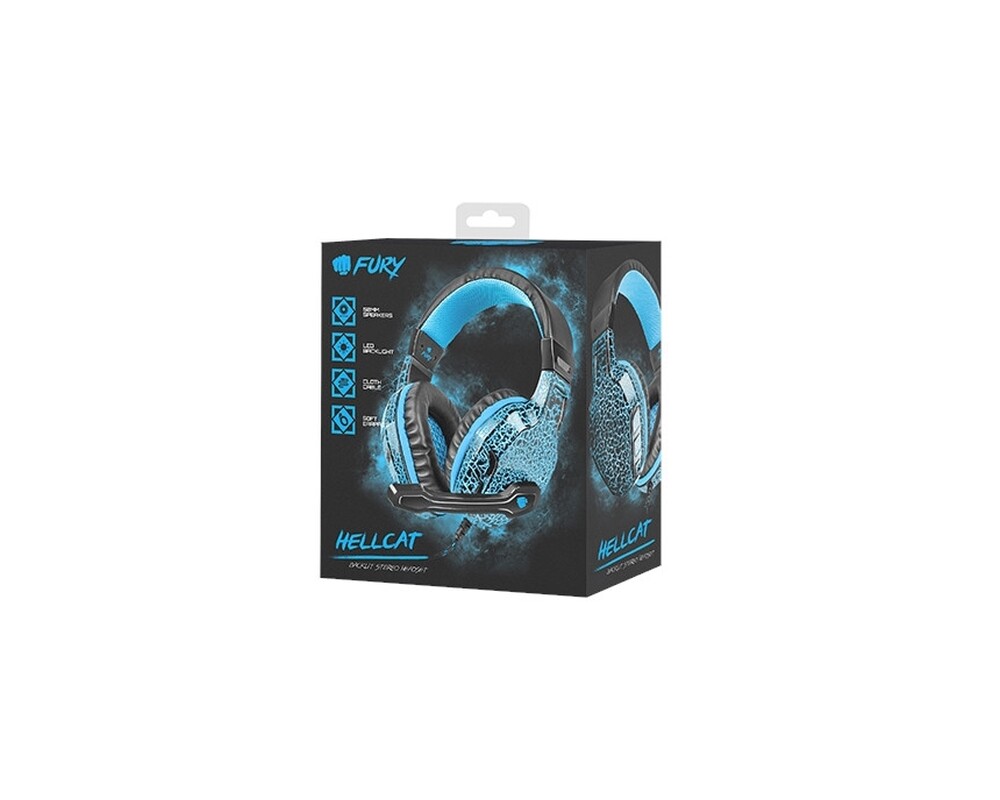 Слушалки Fury Gaming headset Hellcat 4
