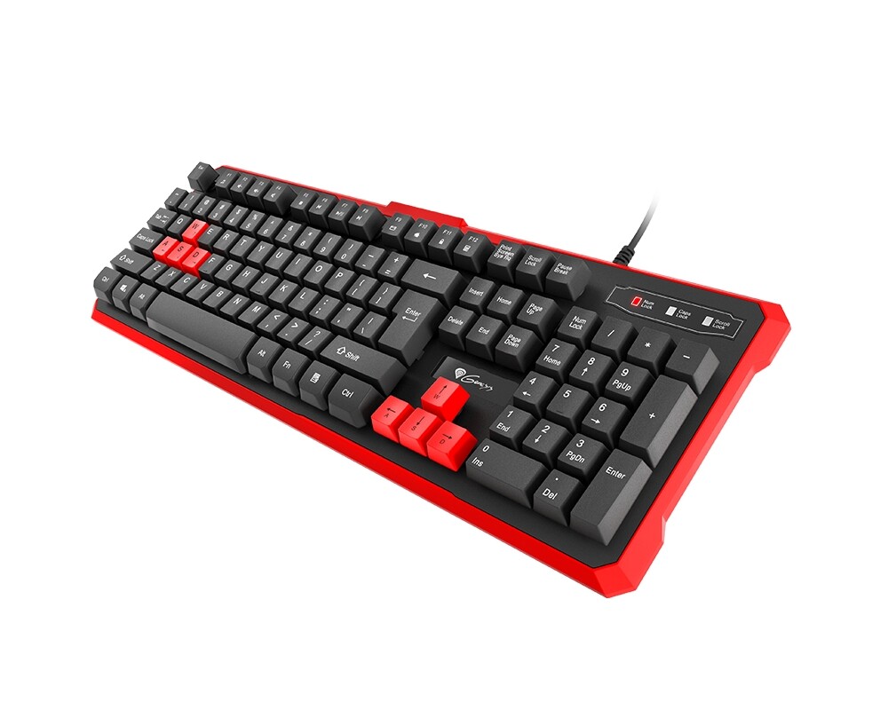 Клавиатура Genesis Gaming Keyboard Rhod 110 Red Us Layout 2