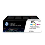 <span>Тонер за принтер</span> HP 201X 3-pack High Yield Cyan/Magenta/Yellow Original LaserJet Toner Cartridges <span class='catalog-num-in-name'>CF253XM</span> - 
